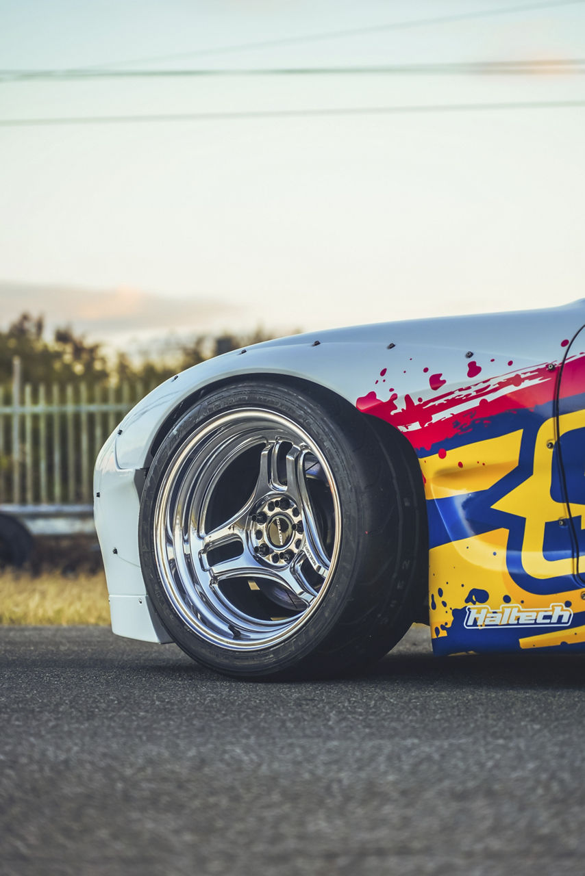 2000 Mazda RX-7 - Motegi MF421 SS3 - Polished | Motegi Wheels
